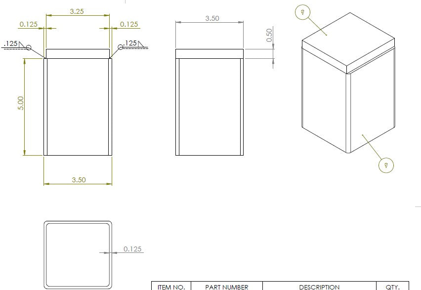 Square Adapter for PAD04/05/06 - Free Shipping