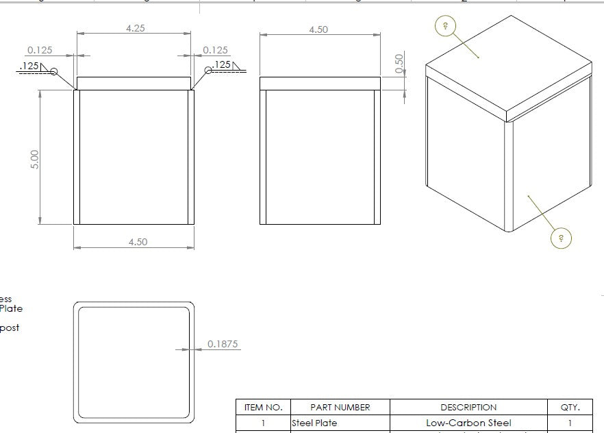 Large Square Adapter for PAD06 - Free Shipping