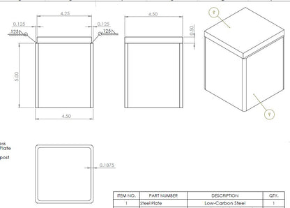 Large Square Adapter for PAD06 - Free Shipping