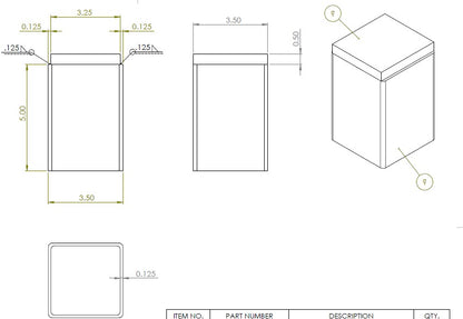 Square Adapter for PAD04/05/06 - Free Shipping