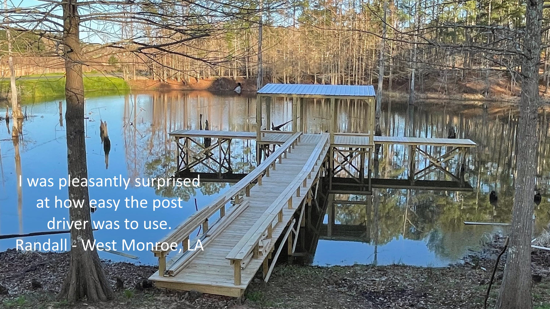 4x4 Post Driver For Building Docks